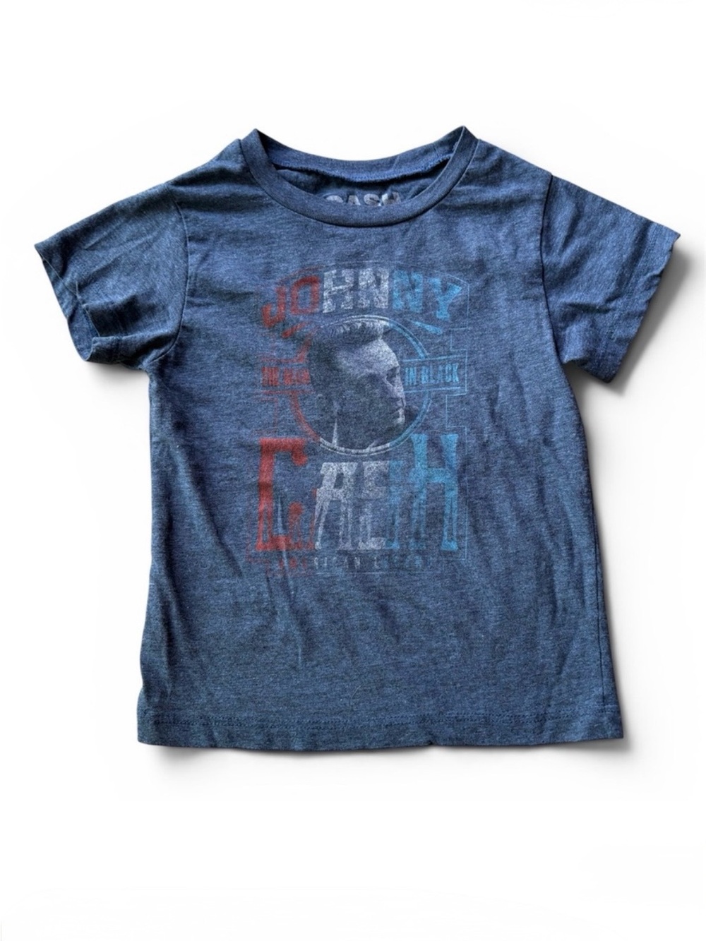 Boys 4T Johnny Cash screened tee American legend the man in black shirt cotton